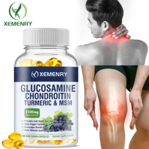 Glucosamine Chondroitin Capsules with MSM and Elderberry - Joint Health and Joint Function Support