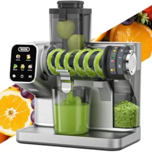 Cold Press Juicer Machine – Adjustable Juicing Pressure Slow Masticating Juicer