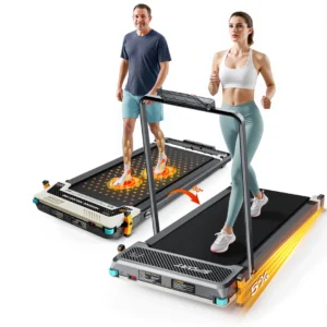 2-in-1 Walking Pad Treadmill – 2.5HP Folding Under Desk Treadmill with LCD Display