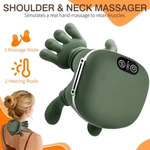 New Neck Shoulder Massager Kneading Massager 3-Level Modes