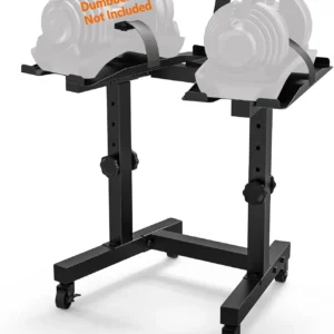 Adjustable Dumbbell Stand - Weight Stand with 4 Level Height Adjustment