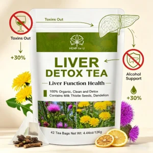 Liver Cleanse Detox & Repair Herbal Tea – Silymarin Milk Thistle with Dandelion Root