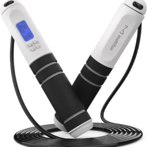 Smart Jump Rope with Digital Counter – 9.85 ft Adjustable Tangle-Free Fitness Skipping Rope