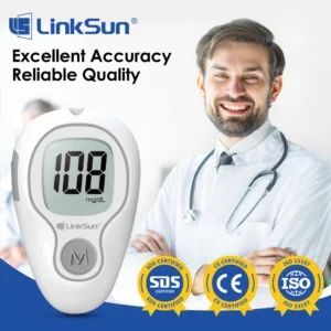 LinkSun G-425-3 Blood Glucose Meter Complete Kit – Digital Blood Sugar Monitor with 50/100 Test Strips