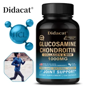 Glucosamine Chondroitin with Collagen – Joint & Cartilage Support Supplement | Non-GMO & Gluten Free